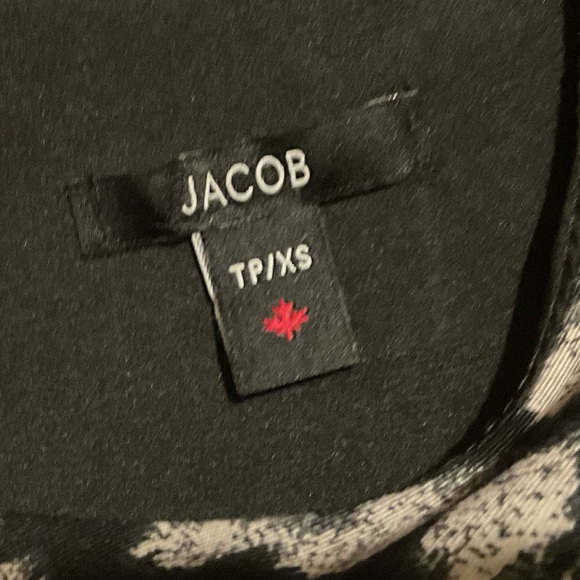 Jacob floral white and black formal dress - Picture 5 of 5